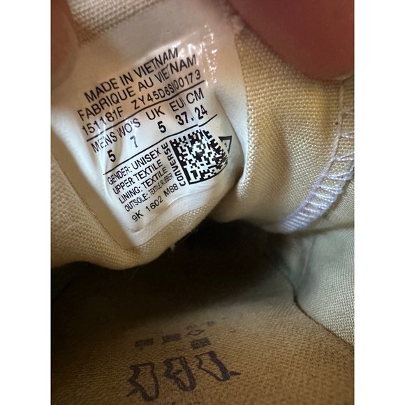 Converse All‎ Star Low Top Teal Green Sneakers Canvas Shoes Womens 7 Mens 5 - Picture 8 of 9